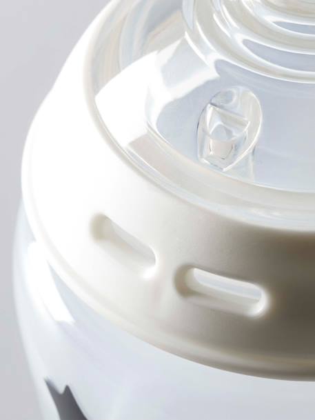 Natural Start Newborn Starter Kit, anti-koliekflessen van 150 ml en 260 ml met speen met langzame toevoer TOMMEE TIPPEE blauw+rouge - vertbaudet enfant 