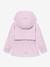Waterdichte meisjesjas voor het tussenseizoen met fleecevoering MATALGEA MINI A TURE lila (poederkleur)+roze (poederkleur)+rozenhout+saliegroen - vertbaudet enfant 