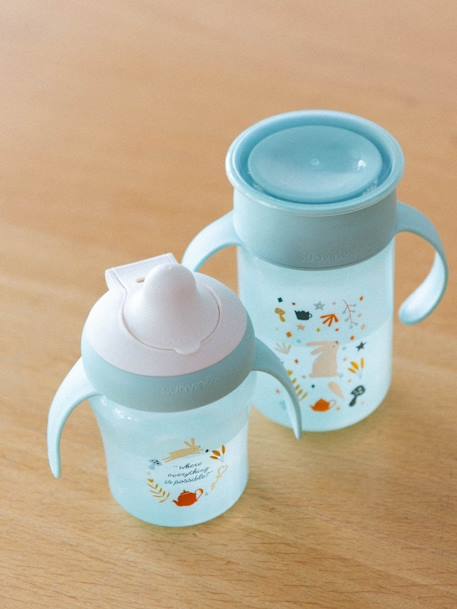 360° beker 340ml - Wonderland SUAVINEX blauw+rouge - vertbaudet enfant 