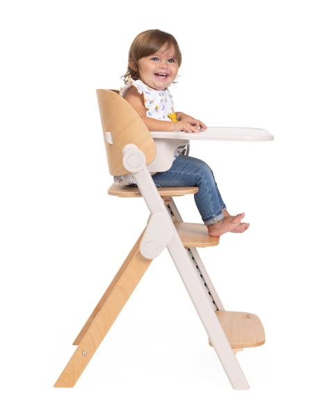 Chaise Haute Meraviglia Fossil bois - vertbaudet enfant 