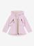 Waterdichte meisjesjas voor het tussenseizoen met fleecevoering MATALGEA MINI A TURE lila (poederkleur)+roze (poederkleur)+rozenhout+saliegroen - vertbaudet enfant 