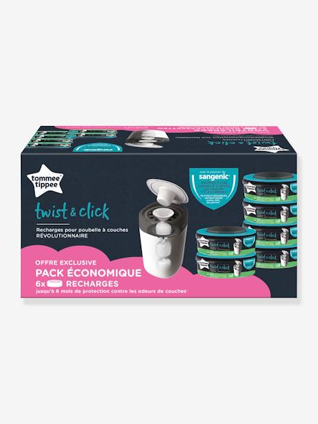 Recharges Twist&Click, Pack Économique de 6 en plastique recyclé gris - vertbaudet enfant 