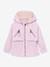 Waterdichte meisjesjas voor het tussenseizoen met fleecevoering MATALGEA MINI A TURE lila (poederkleur)+roze (poederkleur)+rozenhout+saliegroen - vertbaudet enfant 