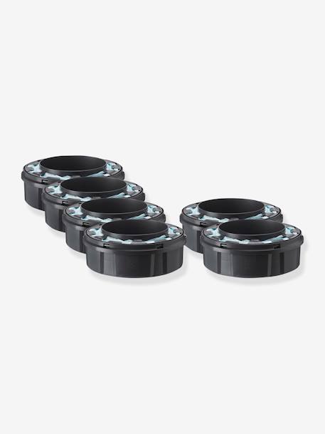 Recharges Twist&Click, Pack Économique de 6 en plastique recyclé gris - vertbaudet enfant 