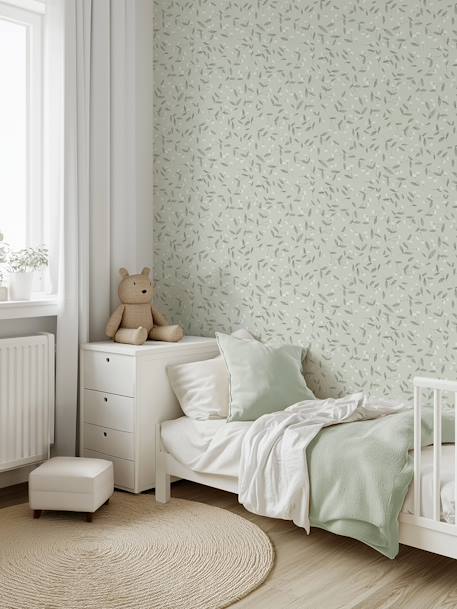 Papier peint Jolis bourgeons vert - vertbaudet enfant 