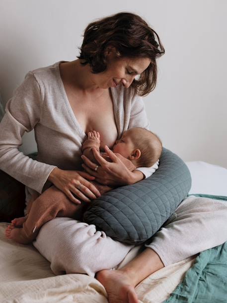 Coussin de maternité et d'allaitement Big Flopsy beige+cacao+GRIS CHINE+gris imprimé+marron imprimé+rouge+vert - vertbaudet enfant 