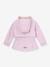 Waterdichte meisjesjas voor het tussenseizoen met fleecevoering MATALGEA MINI A TURE lila (poederkleur)+roze (poederkleur)+rozenhout+saliegroen - vertbaudet enfant 