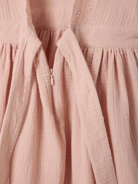 Robe de cérémonie fille matchy matchy capsule mère/fille rose poudré - vertbaudet enfant 