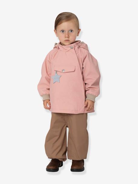 Veste mi-saison bébé fille MATWAI bleu foncé+bleu pâle+bois de rose+brun+jaune+jaune pastel+lilas+rose poudré+sable+vert sauge - vertbaudet enfant 