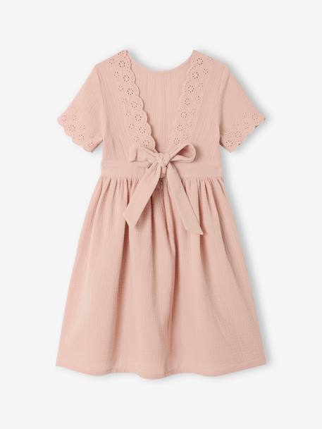 Robe de cérémonie fille matchy matchy capsule mère/fille rose poudré - vertbaudet enfant 