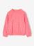 Ensemble sweat et short fleurs en éponge fille rose bonbon - vertbaudet enfant 