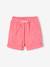 Set met sweater en gebloemde short in badstof voor meisjes snoepjesroze - vertbaudet enfant 