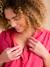 Chemise en seersucker vichy grossesse et allaitement rose - vertbaudet enfant 