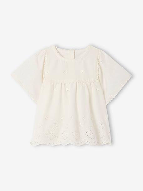 Bébé-Blouse en broderie anglaise bébé