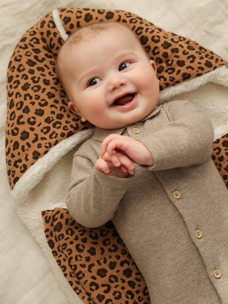 Dubbelzijdige slaapzak ENVIE DE FRAISE ecru - vertbaudet enfant 