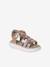 Sandales multi-brides en cuir bébé lot rose - vertbaudet enfant 