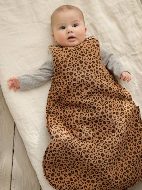 Gigoteuse été réversible en gaze de coton écru - vertbaudet enfant 