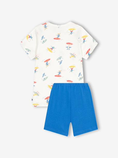 Pyjamacourt enfant motifs surfeurs blanc - vertbaudet enfant 
