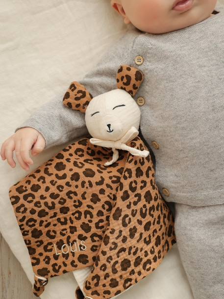 Gepersonaliseerde knuffel in een ENVIE DE FRAISE zakje ecru - vertbaudet enfant 