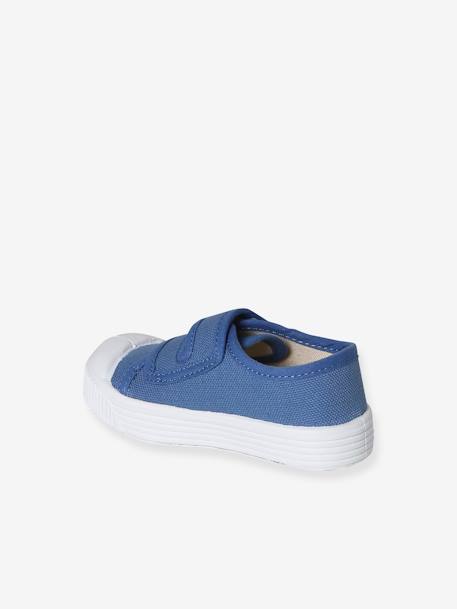Babysneakers met klittenband - Gemaakt in Frankrijk indigoblauw+marineblauw - vertbaudet enfant 