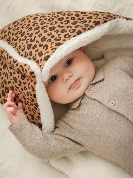 Dubbelzijdige slaapzak ENVIE DE FRAISE ecru - vertbaudet enfant 