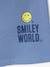 Pyjashort Smiley World so tired bleu chambray - vertbaudet enfant 