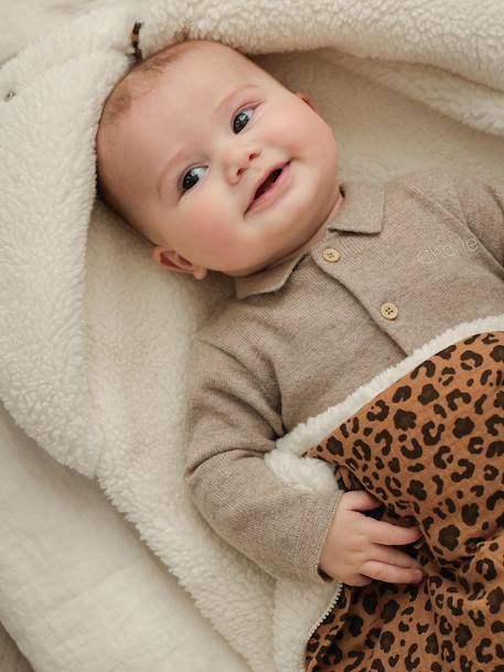 Nid d'ange réversible écru - vertbaudet enfant 