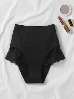 Zwangerschapskleding-Lingerie-Corrigerende postpartum slips van microvezel en kant