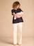 T-shirt grossesse allaitement en coton bio anthracite - vertbaudet enfant 