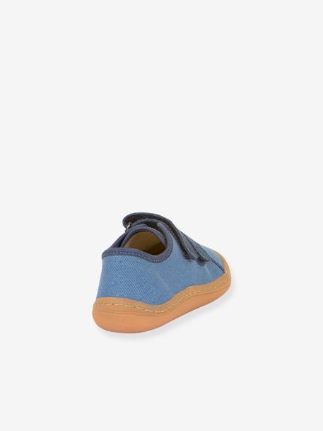Baskets pieds nus pour garçons BAREFOOT CANVAS froddo anthracite+bleu+rose - vertbaudet enfant 