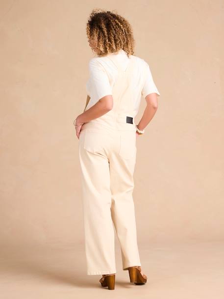 Salopette large de grossesse écru - vertbaudet enfant 