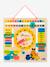 Educatief bord voor kinderen DIE MAUS met klok en kalender SMALL FOOT® meerkleurig - vertbaudet enfant 