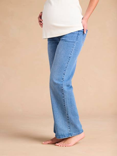 Jean de grossesse large bandeau seamless stone - vertbaudet enfant 