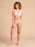 Ensemble imprimé soutien-gorge d'allaitement et culotte taille unique rose pâle - vertbaudet enfant 