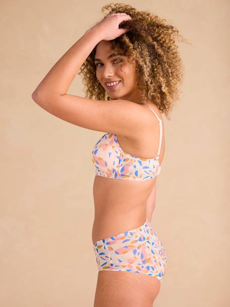 Ensemble imprimé soutien-gorge d'allaitement et culotte taille unique rose pâle - vertbaudet enfant 
