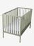 Lit bébé Cocoon bois+noyer+vert - vertbaudet enfant 