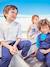 Chemise col Mao personnalisable blanc+bleu ardoise+bleu ciel+vert sauge - vertbaudet enfant 