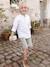 Chemise col Mao personnalisable blanc+bleu ardoise+bleu ciel+vert sauge - vertbaudet enfant 