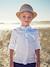 Chemise col Mao personnalisable blanc+bleu ardoise+bleu ciel+vert sauge - vertbaudet enfant 