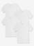 Lot de 4 T-shirts garçon BASICS BLANC - vertbaudet enfant 