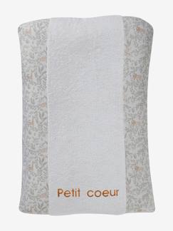 Puériculture-Matelas, accessoires de lange-Housse matelas à langer bi-matière gaze de coton/éponge