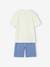 Pyjashort Smiley World so tired bleu chambray - vertbaudet enfant 