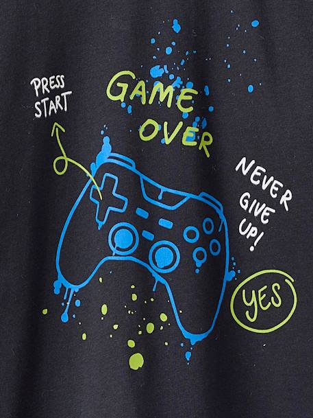 Set van 2 pyjamabroeken 'gamer' JONEN antraciet - vertbaudet enfant 