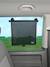 Lot de 2 rideaux pare-soleil de voyage enroulables NOIR - vertbaudet enfant 