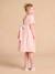 Robe de cérémonie fille matchy matchy capsule mère/fille rose poudré - vertbaudet enfant 
