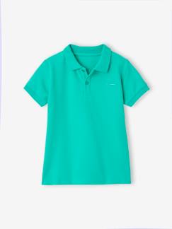 Garçon-T-shirt, polo, sous-pull-Polo garçon manches courtes broderie poitrine 