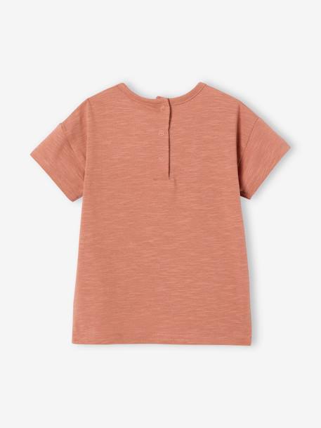 Babysweater met strandmotief terracotta - vertbaudet enfant 