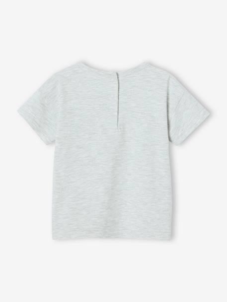 T-shirt met Hawai-print voor baby gemêleerd grijs - vertbaudet enfant 