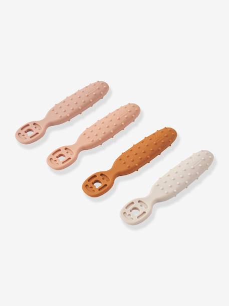 Lot de 4 cuillères d'apprentissage Caelia lot bleu+lot rose - vertbaudet enfant 