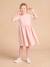 Robe de cérémonie fille matchy matchy capsule mère/fille rose poudré - vertbaudet enfant 